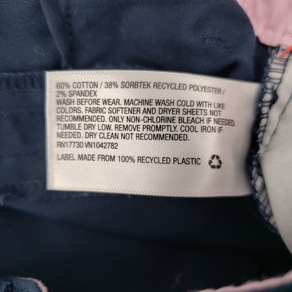 NWT Cat & Jack Girls School Uniform Pants Size 8 - Four Pack Fighter Pilot Blue - Picture 5 of 8